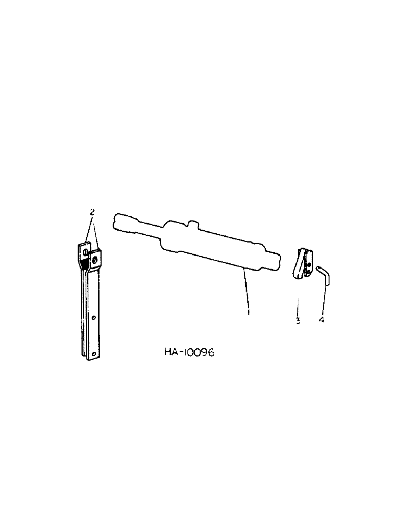 Схема запчастей Case IH 55 - (E-15[A]) - REMOTE CONTROL HYDRAULIC CYLINDER MOUNTING PARTS MACHINE BPT JUN 1976 & W/ID PLATE C111 & C1121 