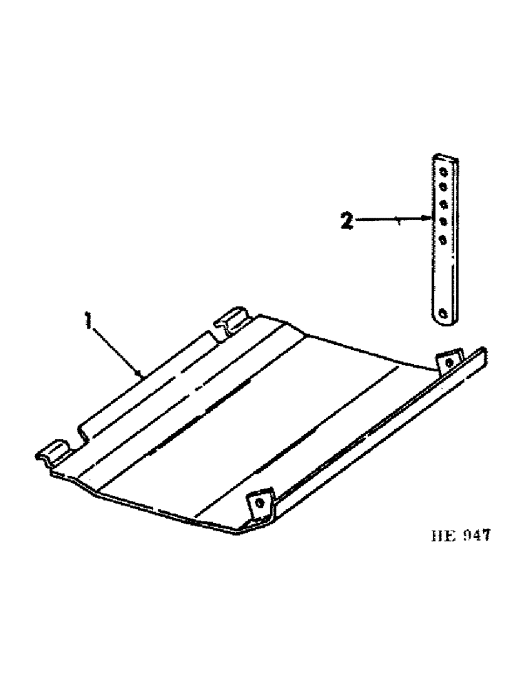 Схема запчастей Case IH 225 - (Q-03) - PLATFORM, SKID SOLE Platforms