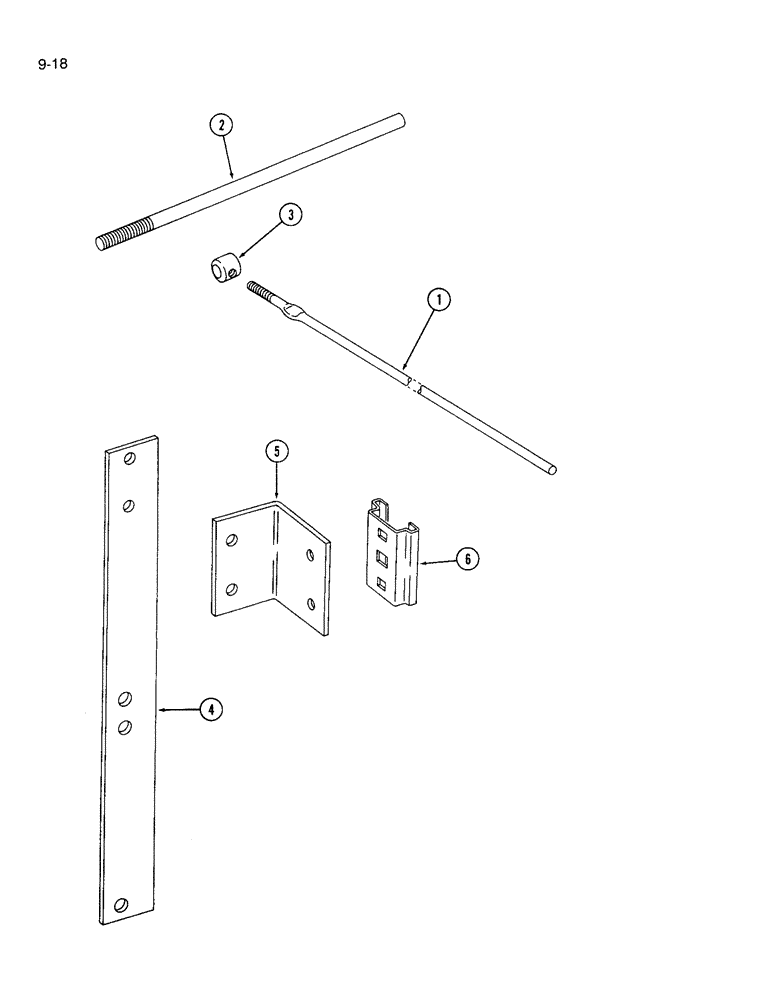 Схема запчастей Case IH 146 - (9-18) - DRIVING GUIDE ATTACHMENT 