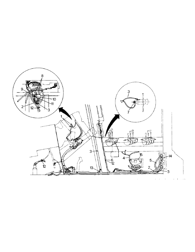 Схема запчастей Case IH CP-1400 - (02-10) - CAB ELECTRICAL (06) - ELECTRICAL