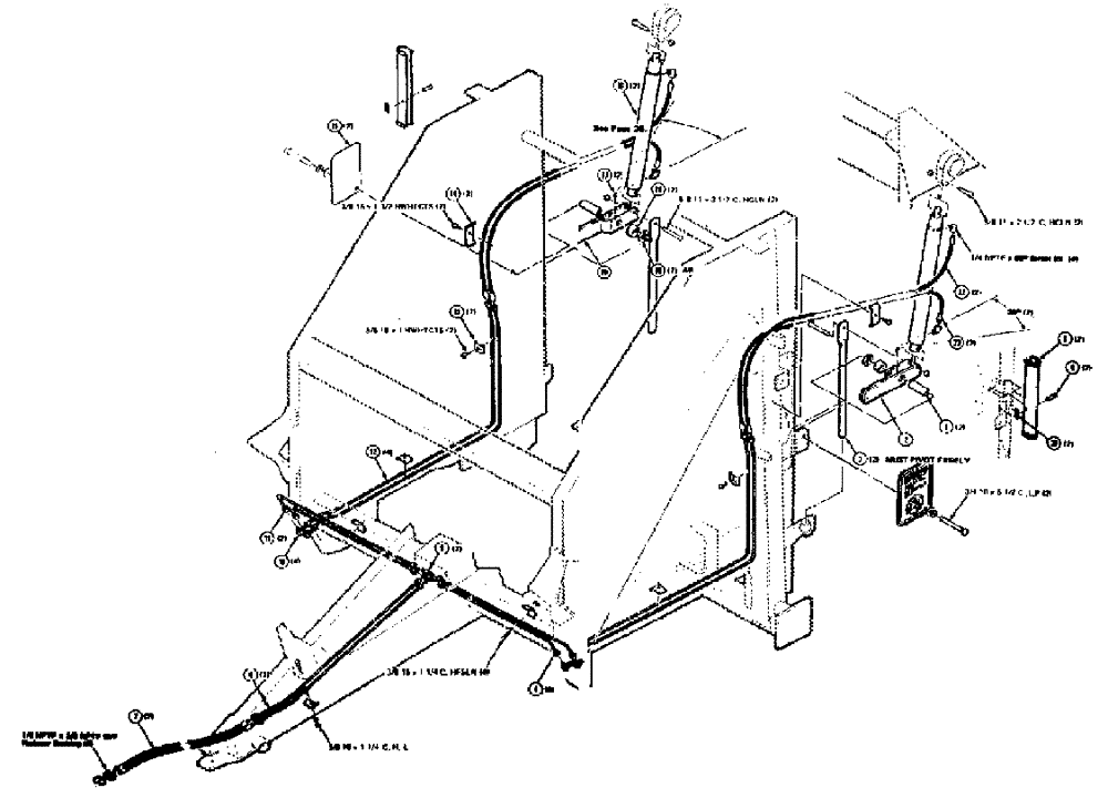 Схема запчастей Case IH 8440 - (12[1]) - HYDRAULIC ASSEMLY (07) - HYDRAULICS