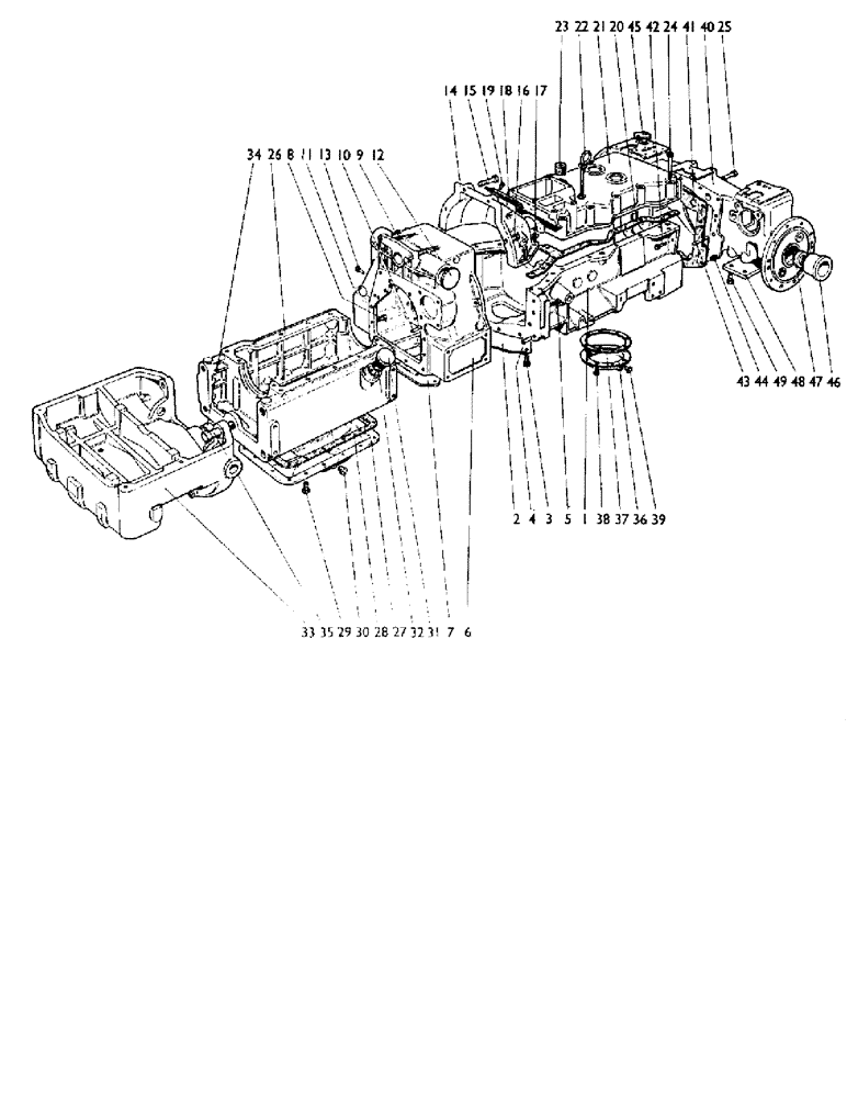 Схема запчастей Case IH 880B - (106) - MAIN FRAME AND COVERS (12) - CHASSIS