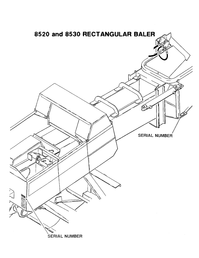 Схема запчастей Case IH 8520 - (1-2) - SERIAL NUMBER LOCATION (00) - GENERAL