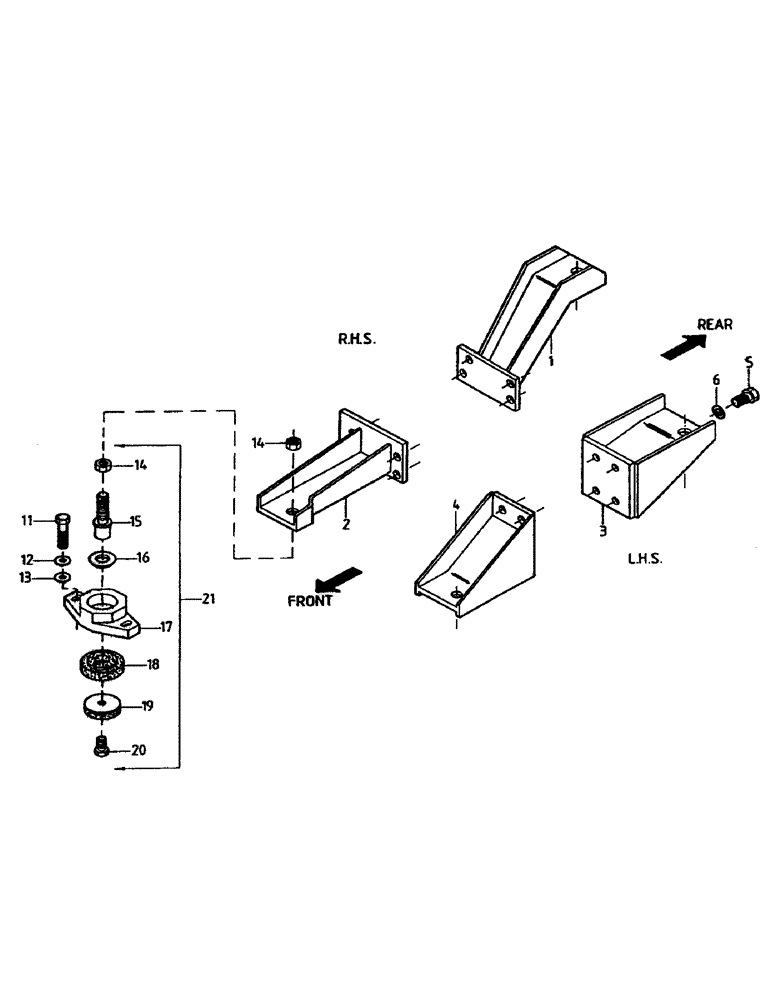 Схема запчастей Case IH 7700 - (C05-03) - ENGINE MOUNTS, 6CT Engine & Engine Attachments