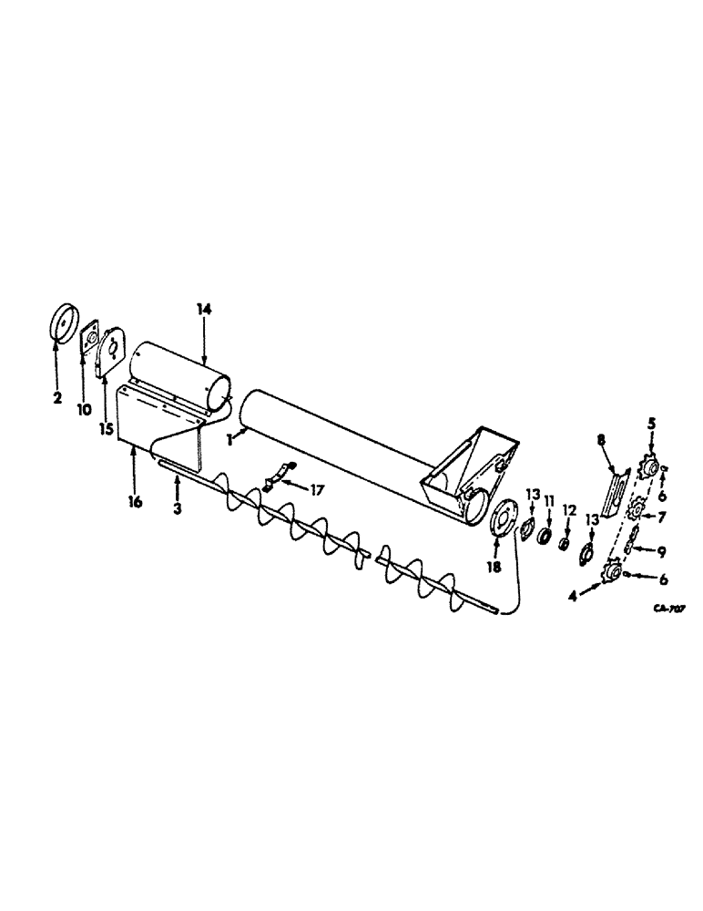 Схема запчастей Case IH 914 - (25-11) - ELEVATORS, TAILINGS DELIVERY AUGER AND DRIVE Elevators