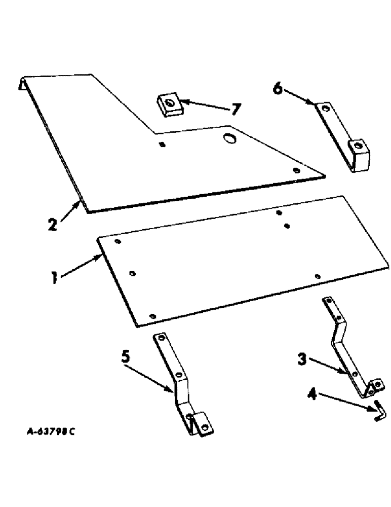 Схема запчастей Case IH 10 - (A-06) - DRIVE BELT SHIELDS 