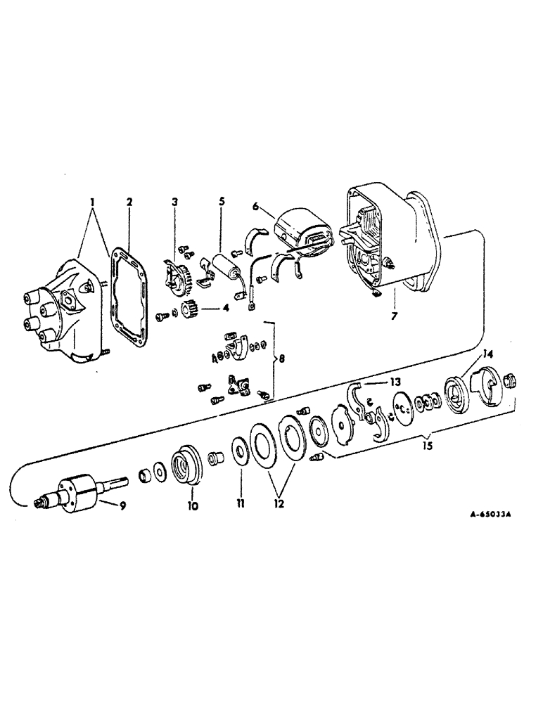 Схема запчастей Case IH C-123 - (B-27) - MAGNETO, 6 VOLT 