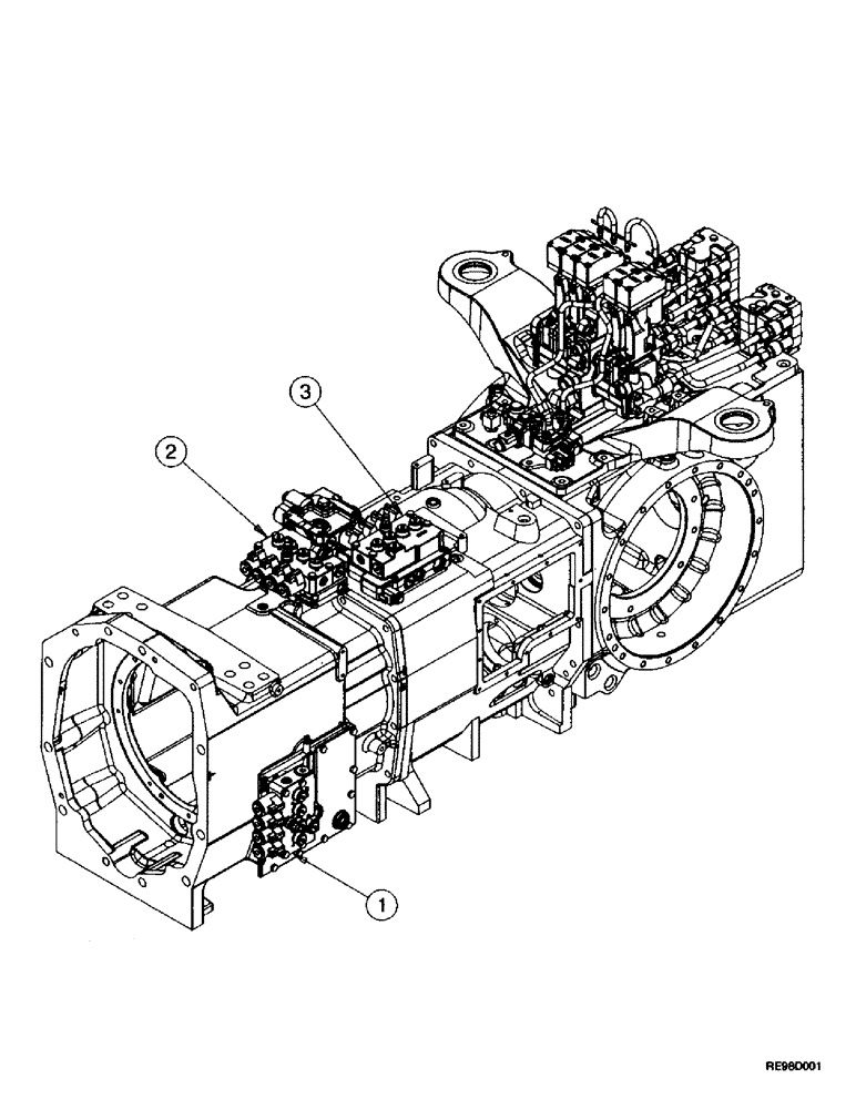 Схема запчастей Case IH MX180 - (6-062) - VALVE ASSEMBLY, TRANSMISSION CONTROL, N.A. ONLY (06) - POWER TRAIN