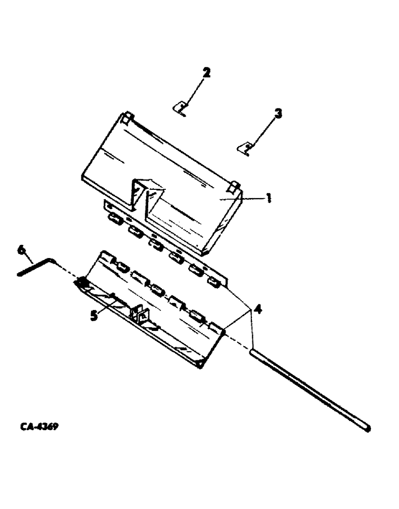 Схема запчастей Case IH 200 - (E-09) - AUGER DOOR 