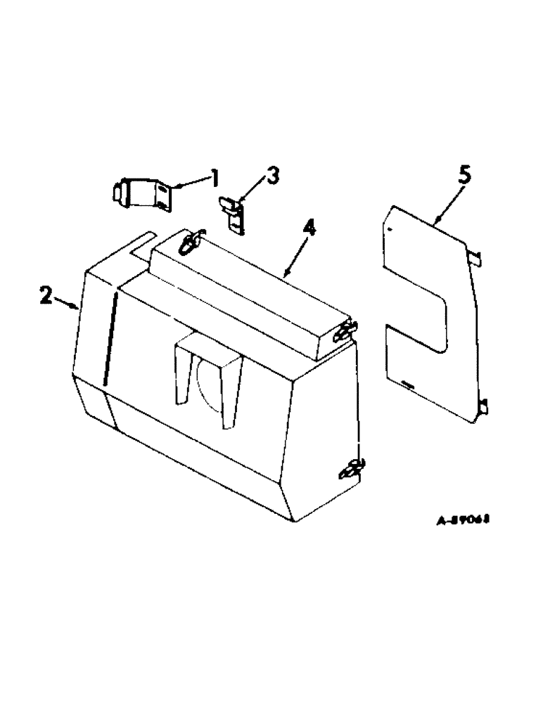 Схема запчастей Case IH 850 - (B-10) - SHIELDS AND BRACKETS 