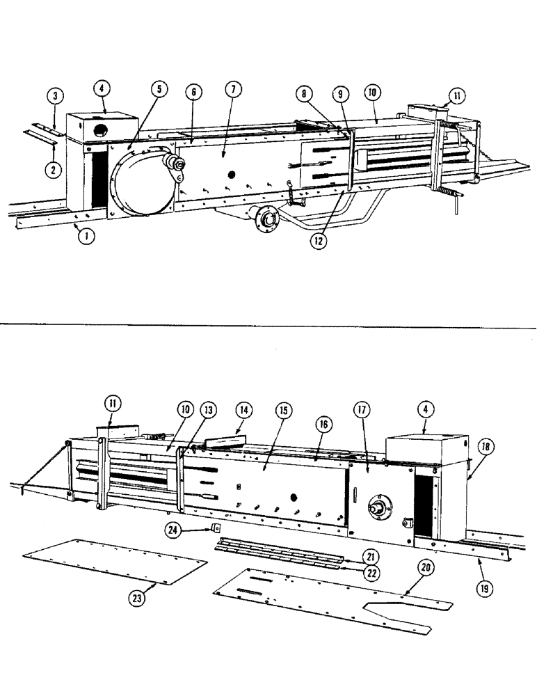 Схема запчастей Case IH 133 - (26) - BALE CHAMBER 