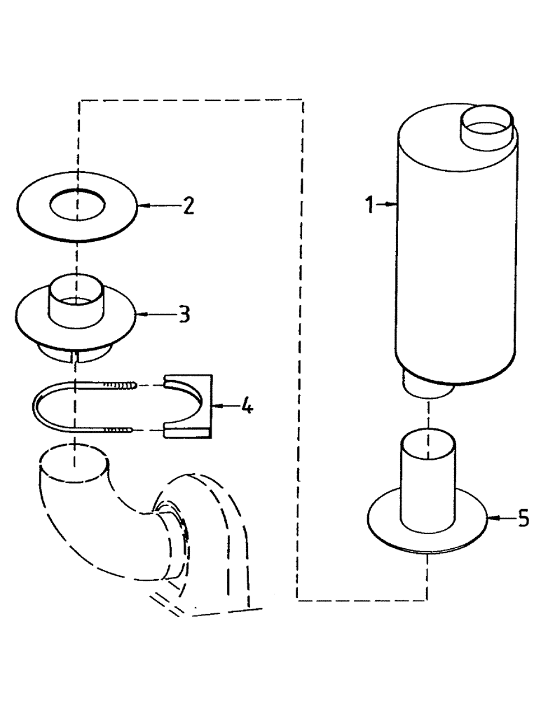 Схема запчастей Case IH 7000 - (C07-05) - ENGINE, EXHAUST MUFFLER Engine & Engine Attachments