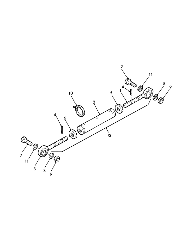 Схема запчастей Case IH WDX901 - (040[01]) - MECHANICAL HEADER TILT (35) - HYDRAULIC SYSTEMS