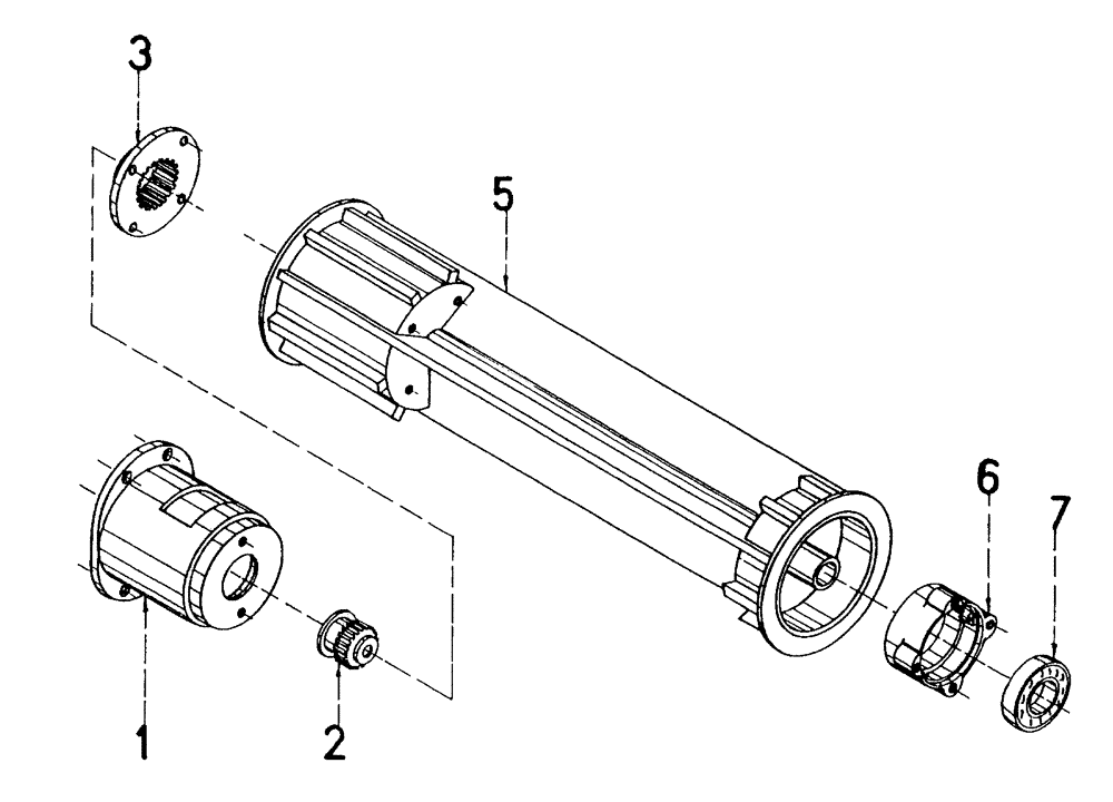 Схема запчастей Case IH 7700 - (A02[08]) - BUTTLIFT ROLLER Mainframe & Functioning Components