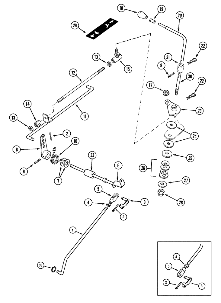 Схема запчастей Case IH C90 - (03-10) - GOVERNOR CONTROL (03) - FUEL SYSTEM