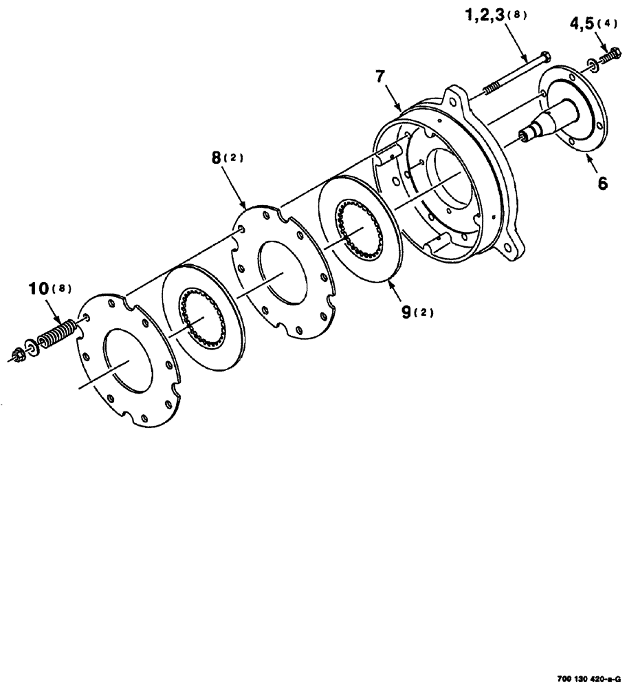 Схема запчастей Case IH 8555 - (02-12) - SLIP CLUTCH (PRIMARY) DRIVE ASSEMBLY (S.N. CFH0046873 AND LATER) Driveline