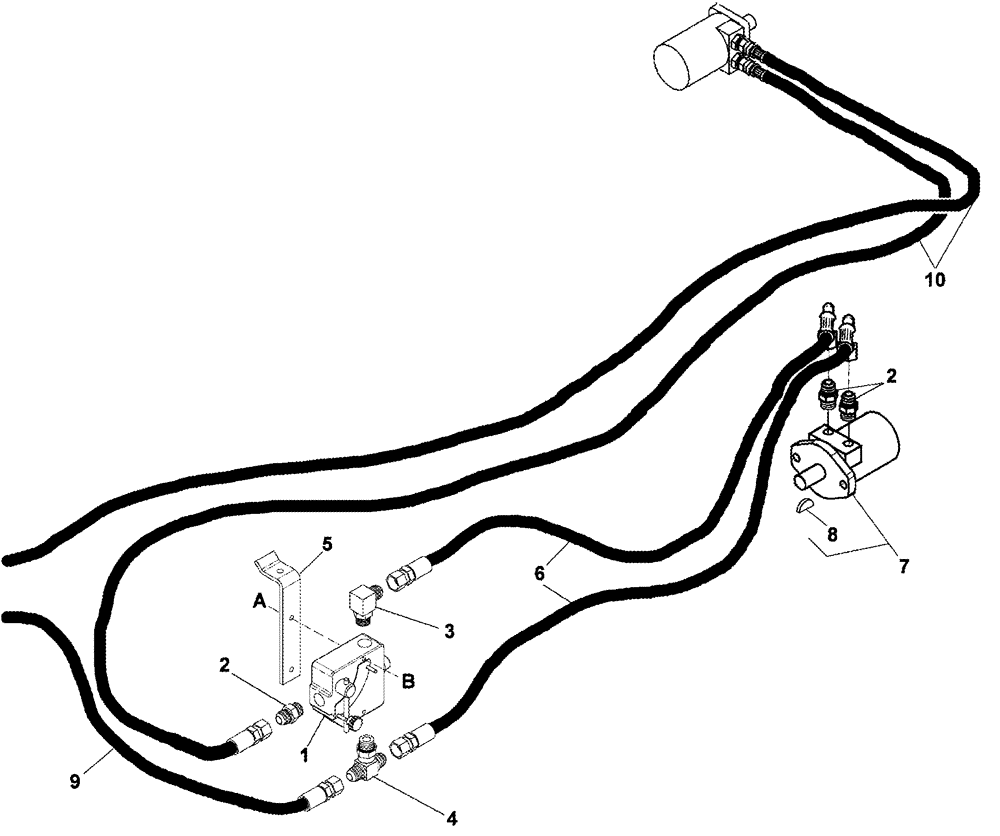 Схема запчастей Case IH 1052 - (09-39) - EUROPEAN HEADER UPGRADES UPPER CROSS AUGER HYDRAULICS BSN CCC0011569 (09) - CHASSIS