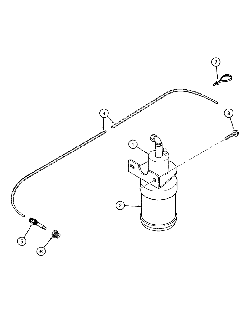 Схема запчастей Case IH 8910 - (2-016) - ETHER STARTING SYSTEM (02) - ENGINE