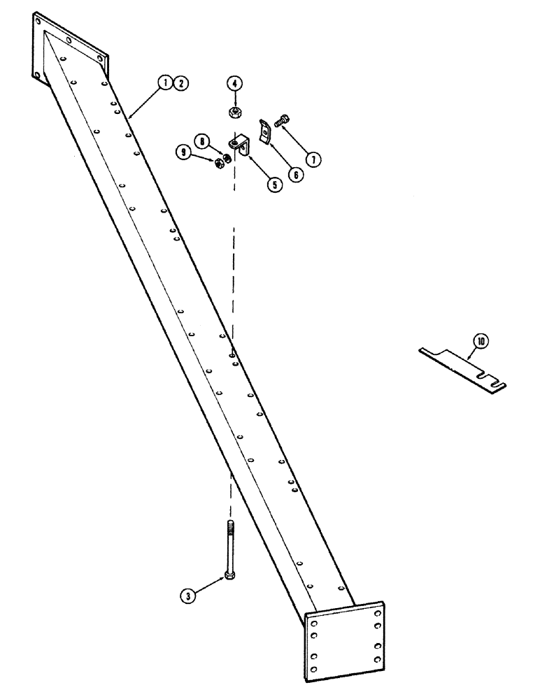 Схема запчастей Case IH 400-SERIES - (18) - BEAM, SPRING AUTOMATIC RESET, FIVE BOTTOM 