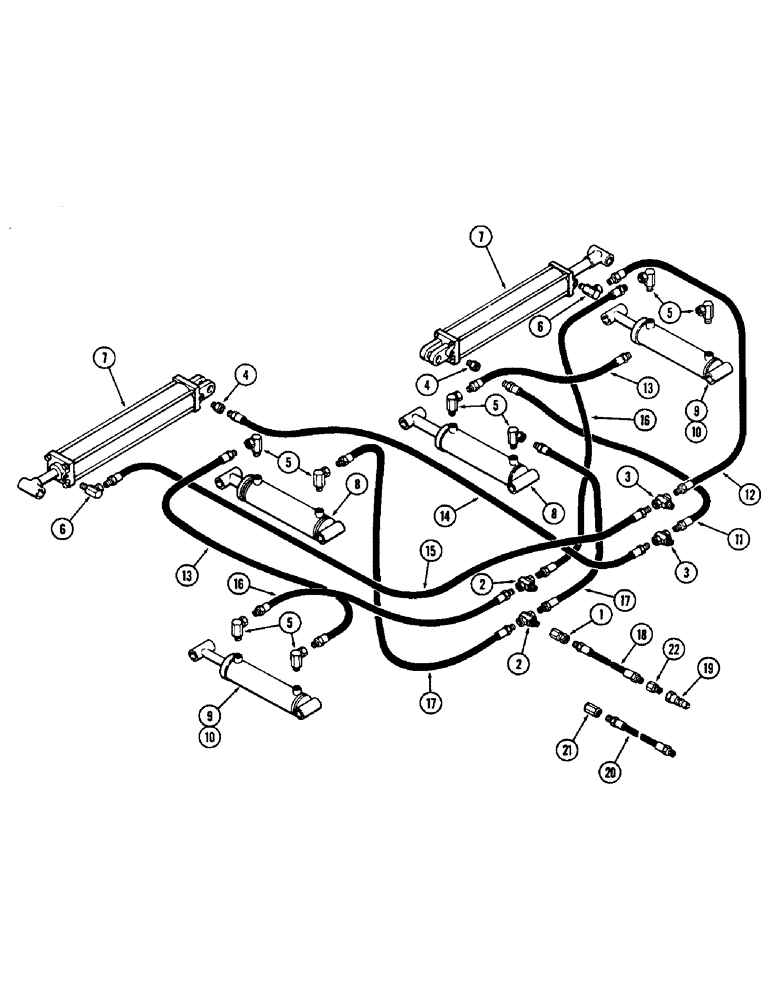 Схема запчастей Case IH D39 - (14) - HYDRAULICS, MODELS 324 & 360 
