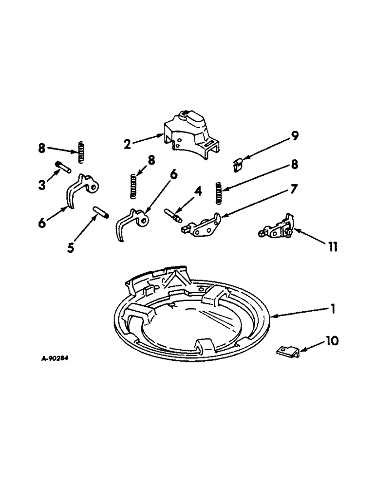 Схема запчастей Case IH 251 - (X-16) - CORN PLANTING EQUIPMENT, FOR TRANSLUCENT FIBERGLASS HOPPER 