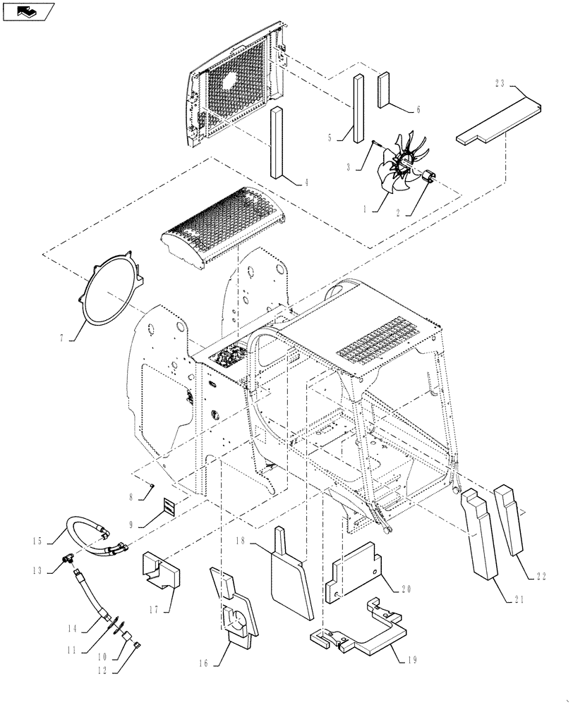 Схема запчастей Case IH TR320 - (88.100.10[20]) - ENGINE ACCESSORIES EU W/SOUND (TR320) (88) - ACCESSORIES