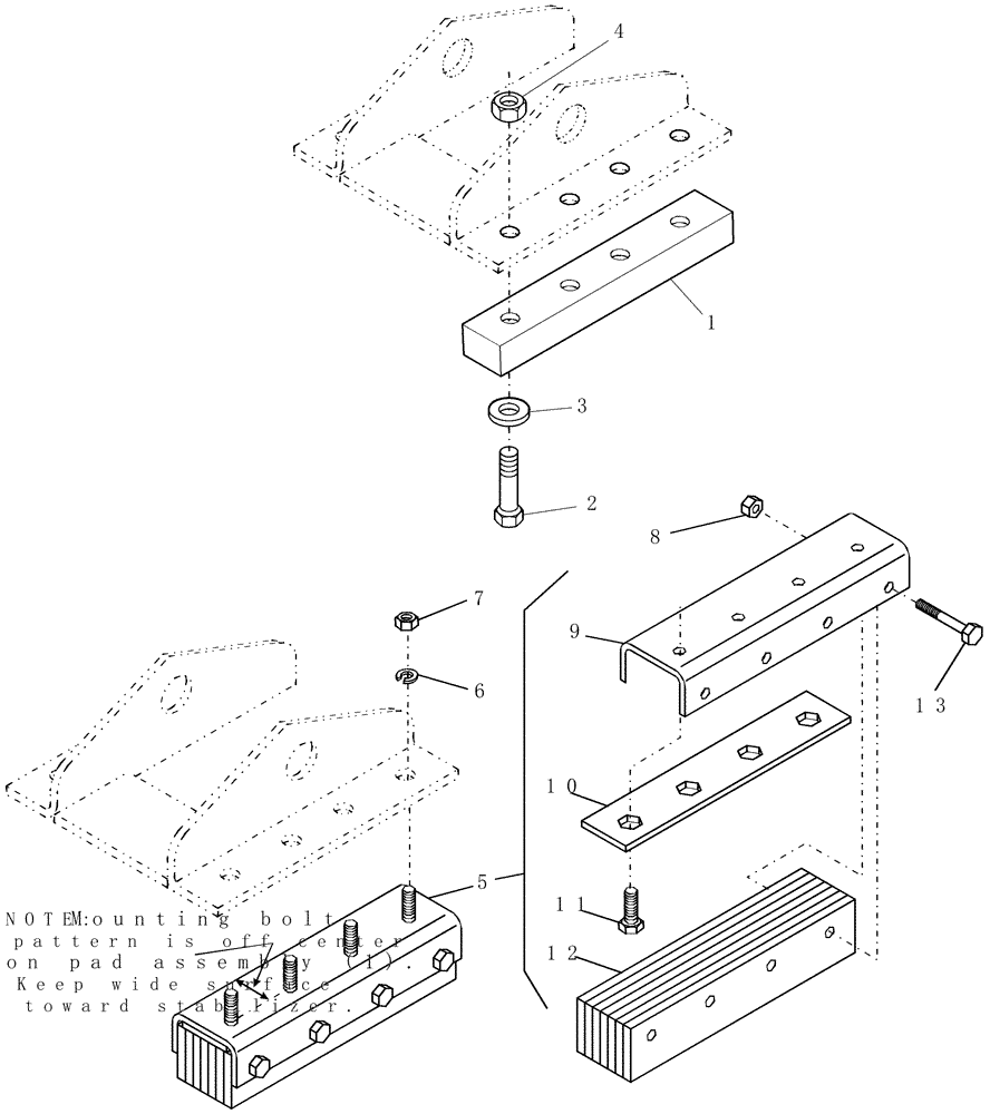 Схема запчастей Case IH 716393006 - (66) - STREET PAD KIT, 716410026 