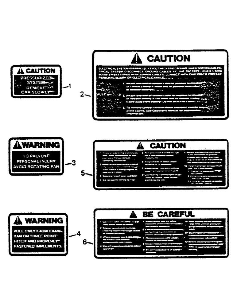 Схема запчастей Case IH 9170 - (09-02) - CHASSIS DECALS (13) - DECALS