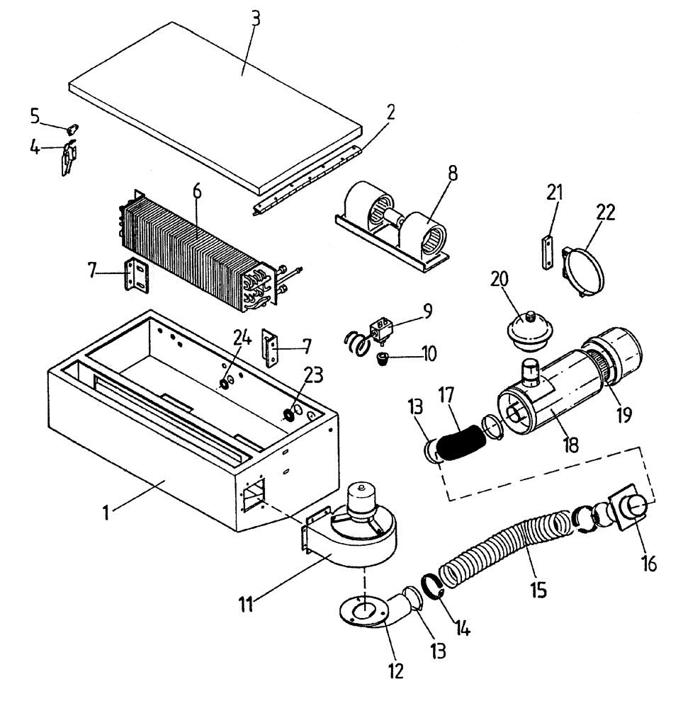 Схема запчастей Case IH 7700 - (A05-70) - AIR CONDITIONER Mainframe & Functioning Components