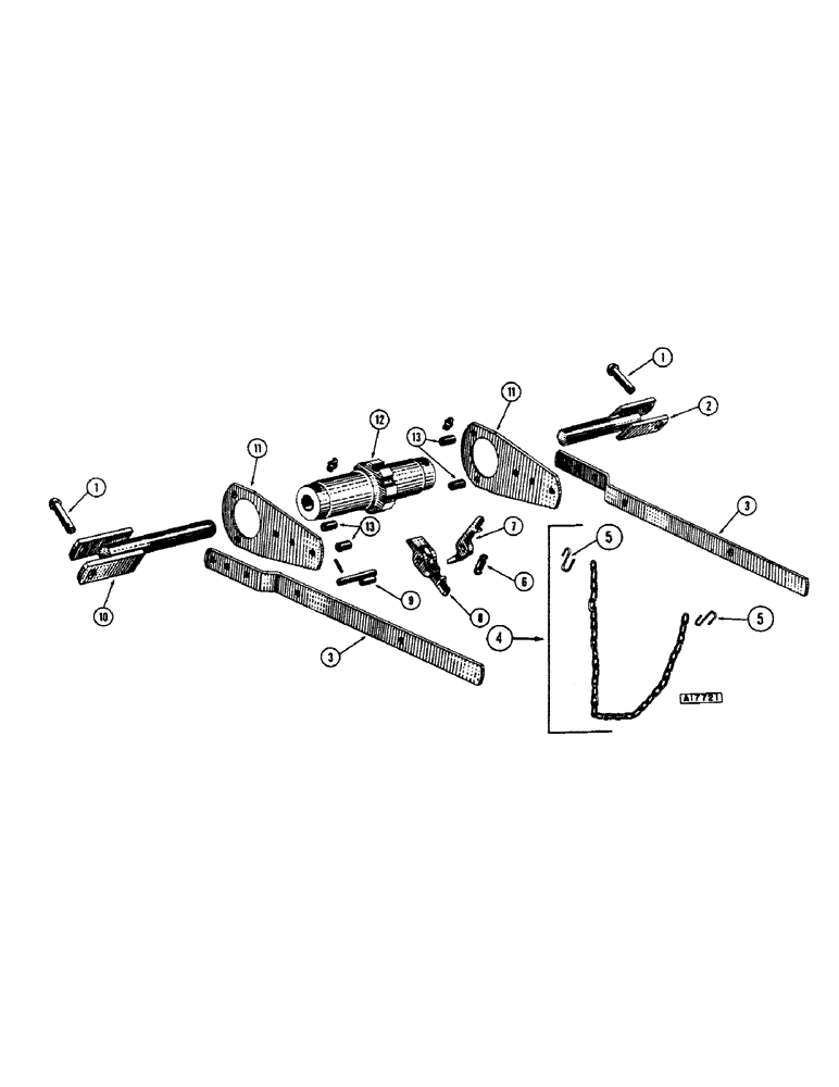 Схема запчастей Case IH WB-SERIES - (16) - MANUAL LIFT 