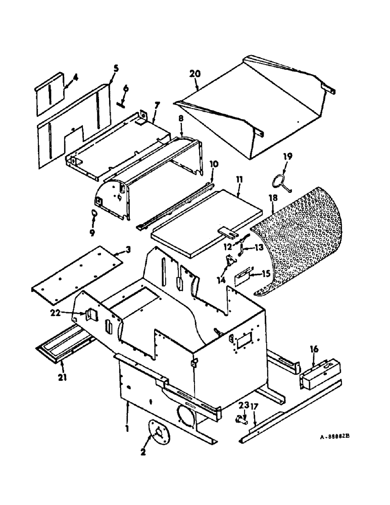 Схема запчастей Case IH 950 - (C-11) - MILL PARTS 