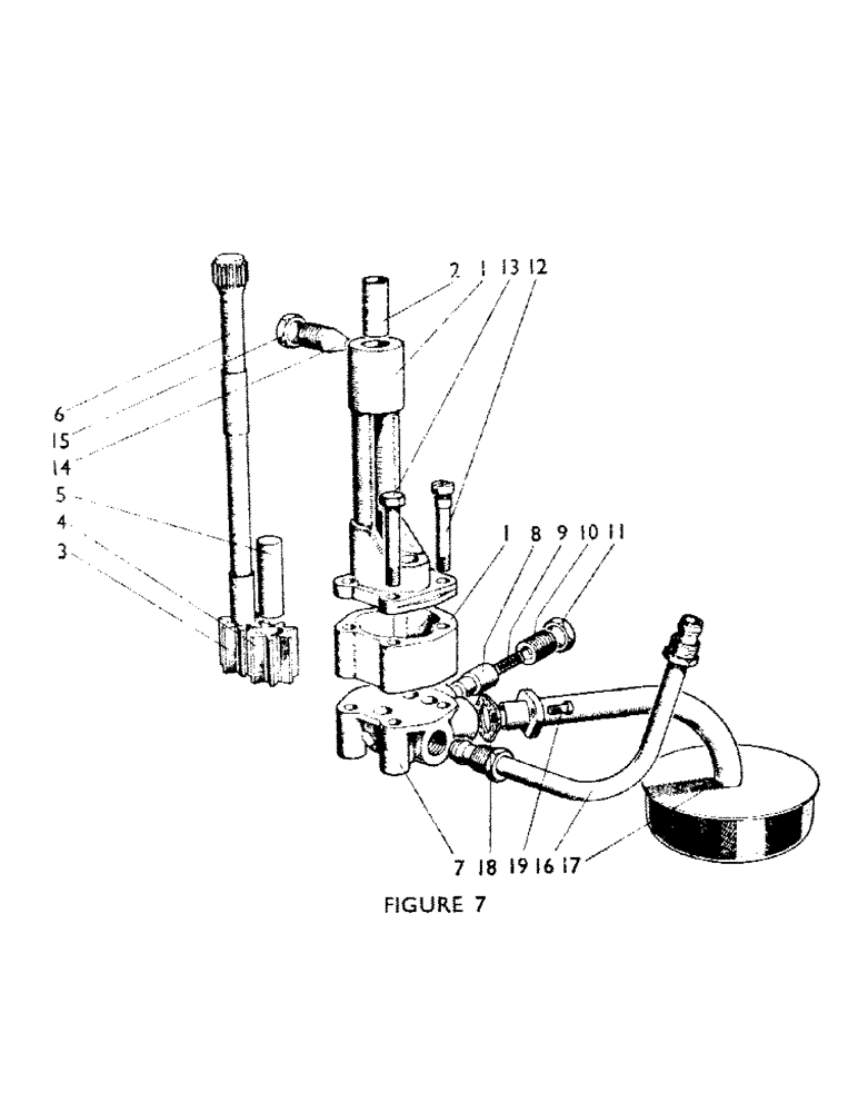 Схема запчастей Case IH 770A - (015) - OIL PUMP (01) - ENGINE