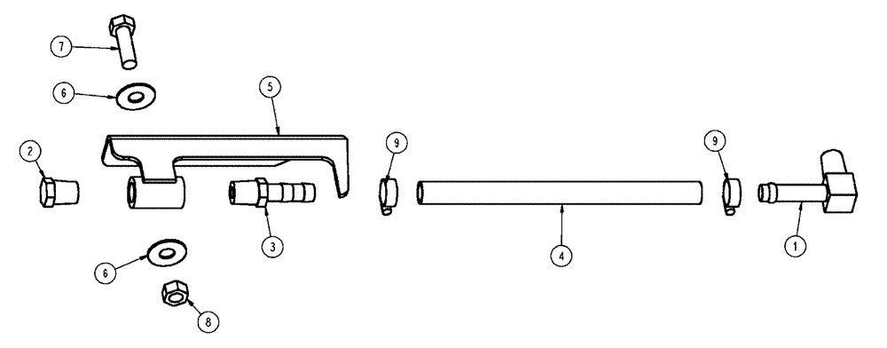 Схема запчастей Case IH FLX610 - (05-036) - PRODUCT PUMP SIGHT GAUGE Liquid Plumbing