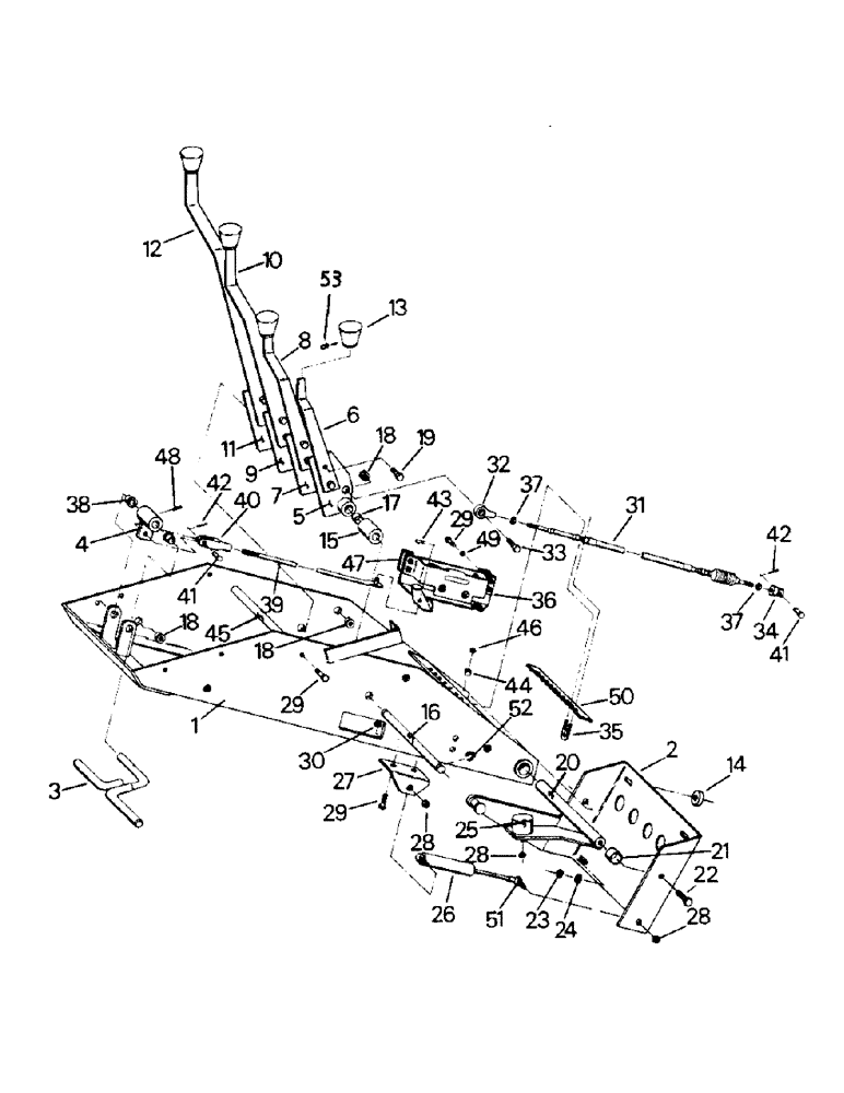Схема запчастей Case IH PTA280 - (01-34) - TILT CONSOLE ASSEMBLY (10) - CAB