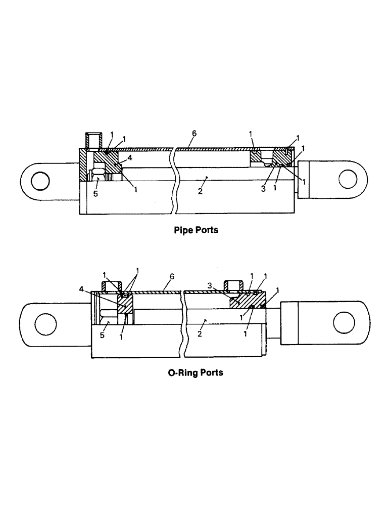 Схема запчастей Case IH PT270 - (11-43) - DAKOTA UTILTIY BLADE LIFT CYLINDER Options & Miscellaneous