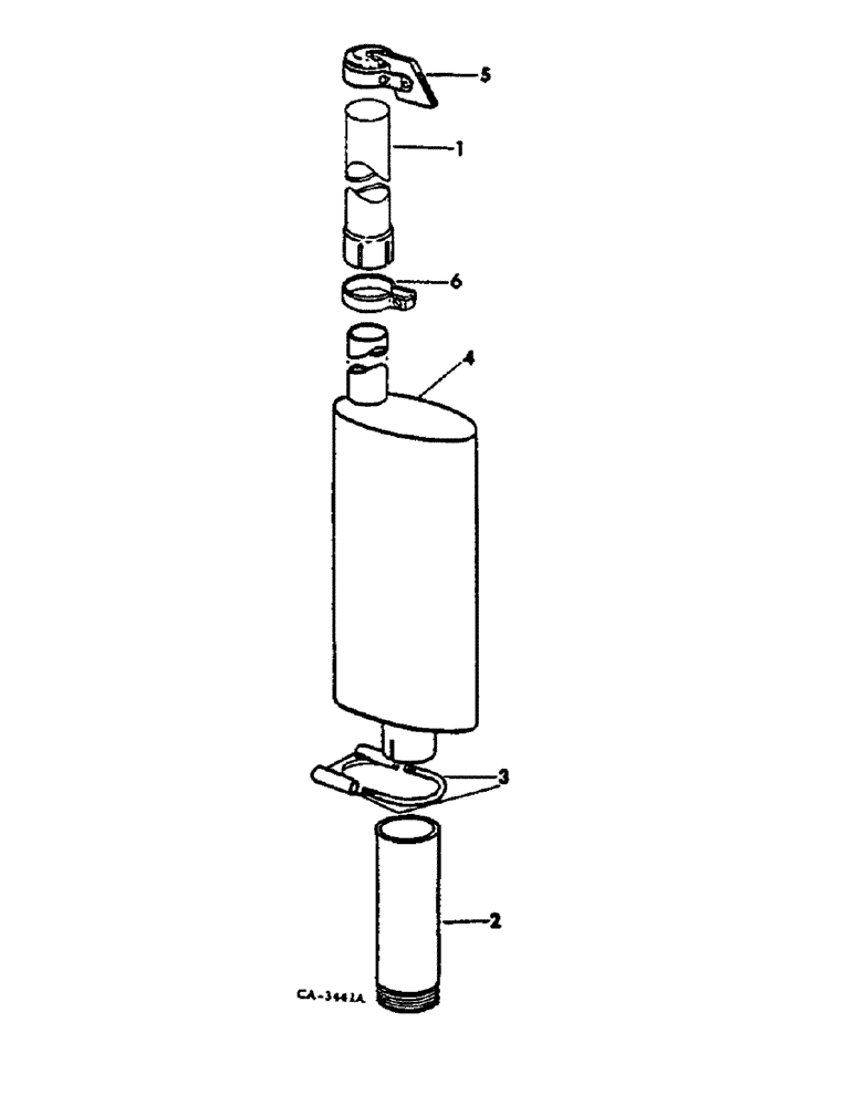 Схема запчастей Case IH 674 - (12-08) - POWER, VERTICAL EXHAUST, CARBURETED ENGINE TRACTORS Power