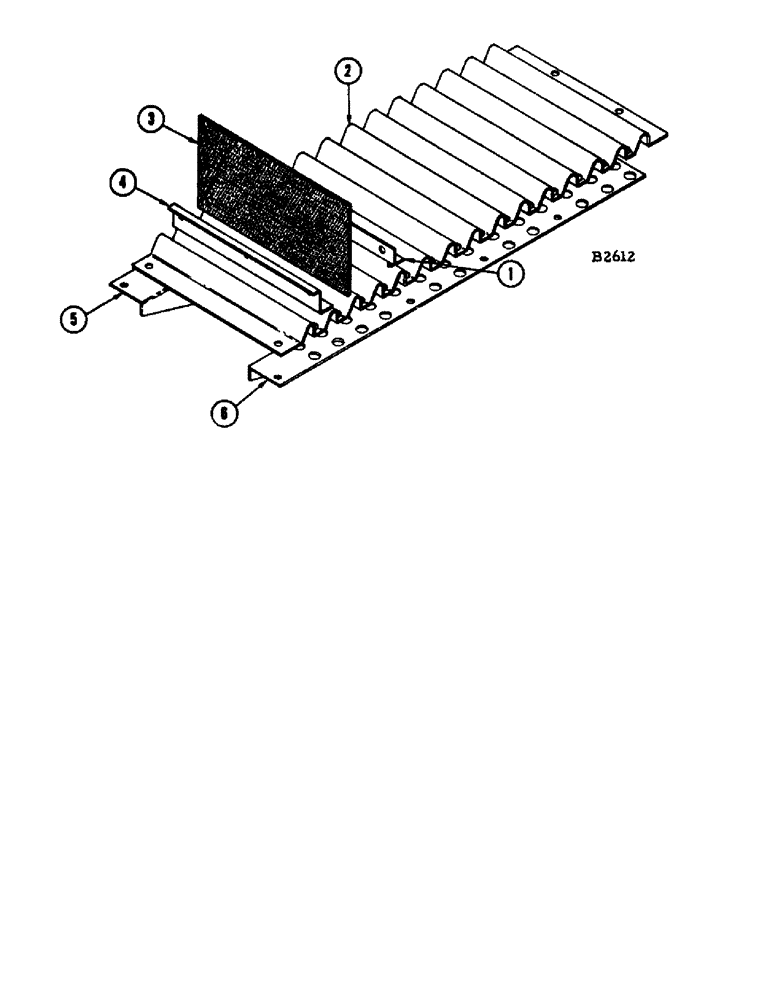 Схема запчастей Case IH 1060 - (147A) - COB DEFLECTOR AND GRID, STIFFENER ATTACHMENT, BEFORE SERIAL NUMBER 8357001 (88) - ACCESSORIES