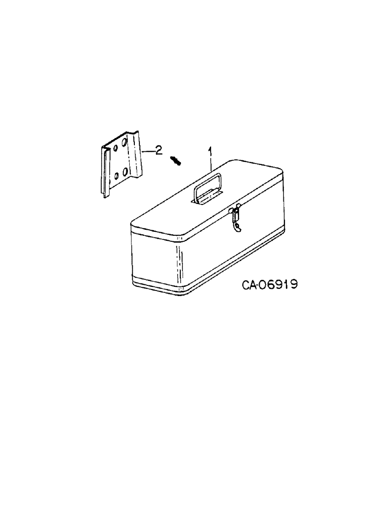 Схема запчастей Case IH HYDRO 186 - (02-03[A]) - MISCELLANEOUS, TOOL BOX Accessories & Attachments / Miscellaneous
