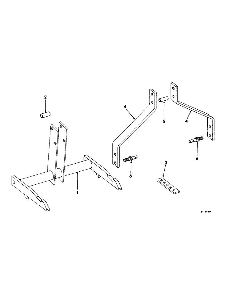 Схема запчастей Case IH 7 - (A-15) - HITCHES, 1965 AND SINCE, PRODUCT GRAPHICS 