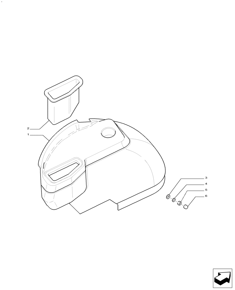 Схема запчастей Case IH FARMALL 110A - (90.160.AM) - LINING - LEFT - W/CAB (90) - PLATFORM, CAB, BODYWORK AND DECALS