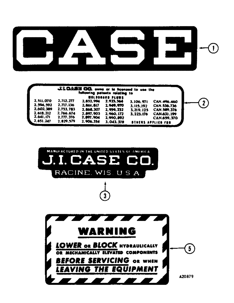 Схема запчастей Case IH JTA-SERIES - (52) - DECALS 