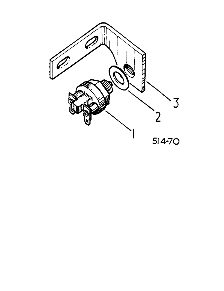 Схема запчастей Case IH 574 - (08-20[A]) - NEUTRAL SAFETY SWITCH (06) - ELECTRICAL