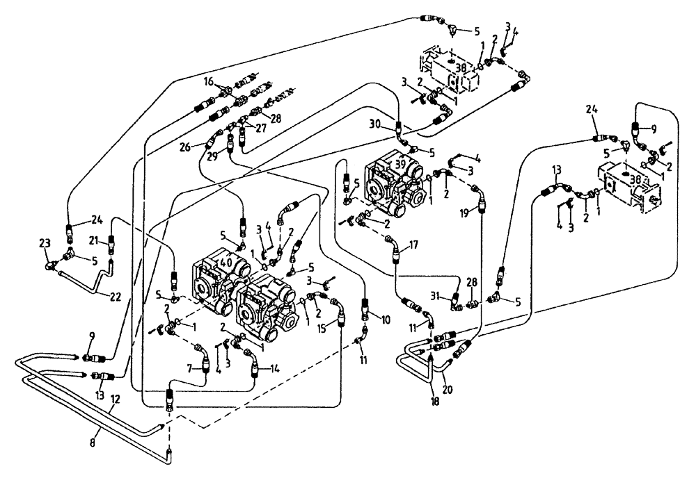 Схема запчастей Case IH 7700 - (B06[65A]) - HYDRAULIC CIRCUIT {TRANSMISSION} {PRIMARY VARIABLE EXTRACTOR} Hydraulic Components & Circuits