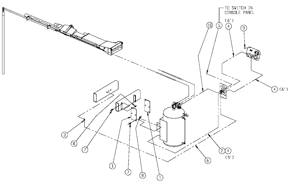 Схема запчастей Case IH 4300 - (10-010) - FOAM MARKER PARTS Options