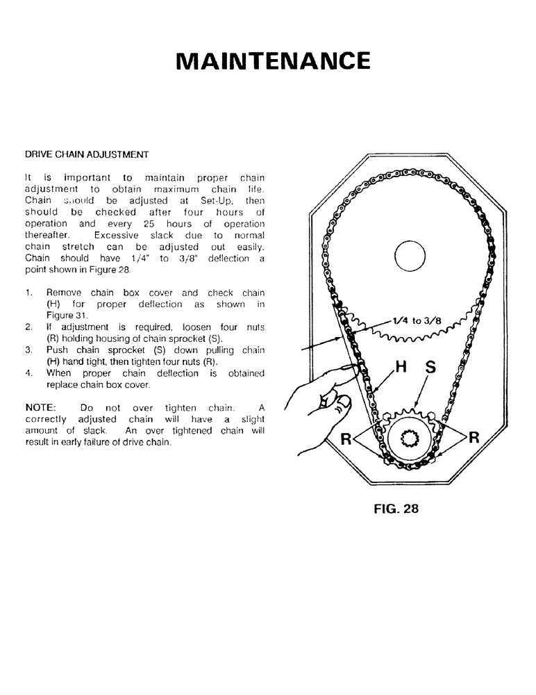 Схема запчастей Case IH C100 - (27) - MAINTENANCE 