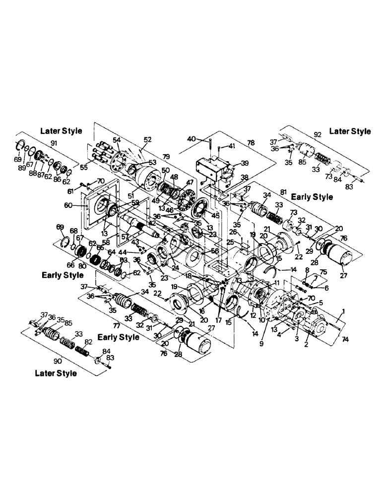 Схема запчастей Case IH PT225 - (10-16) - PT 225, PT 250 & PT 270, VARIABLE DISPLACEMENT PUMP Options & Miscellaneous