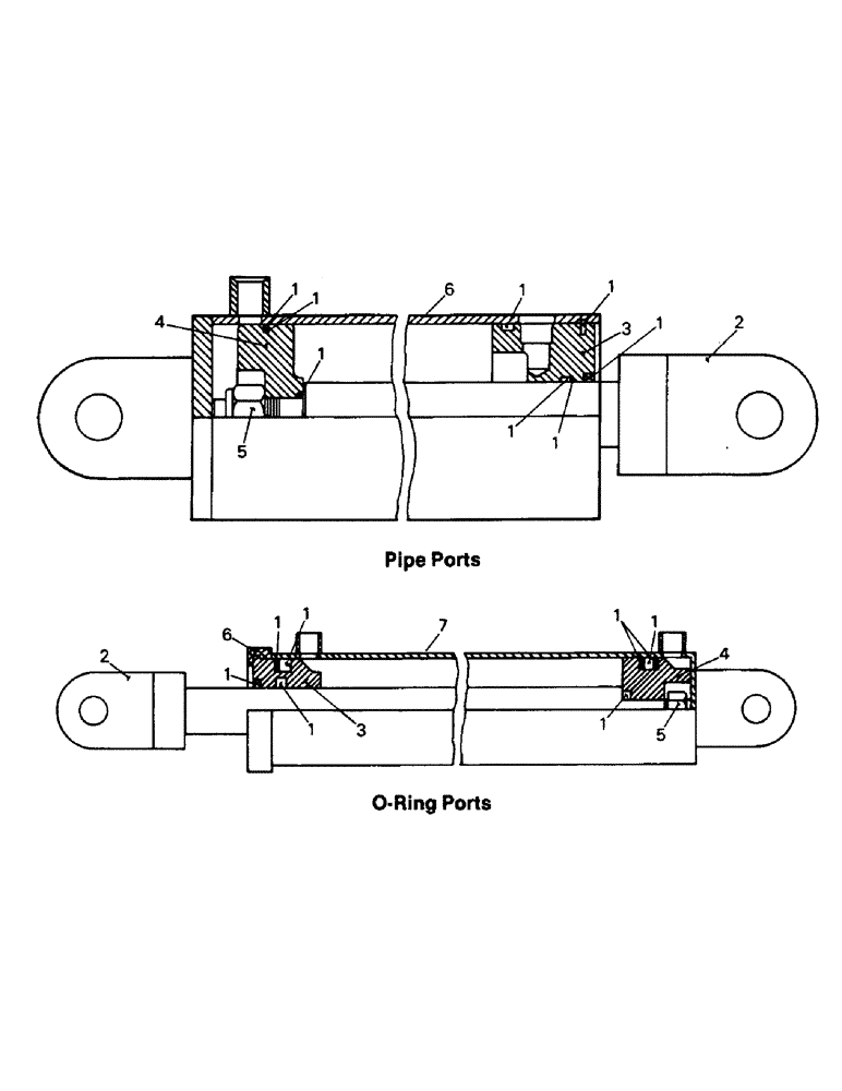 Схема запчастей Case IH PT270 - (11-45) - DAKOTA UTILTIY BLADE, TILT CYLINDER Options & Miscellaneous
