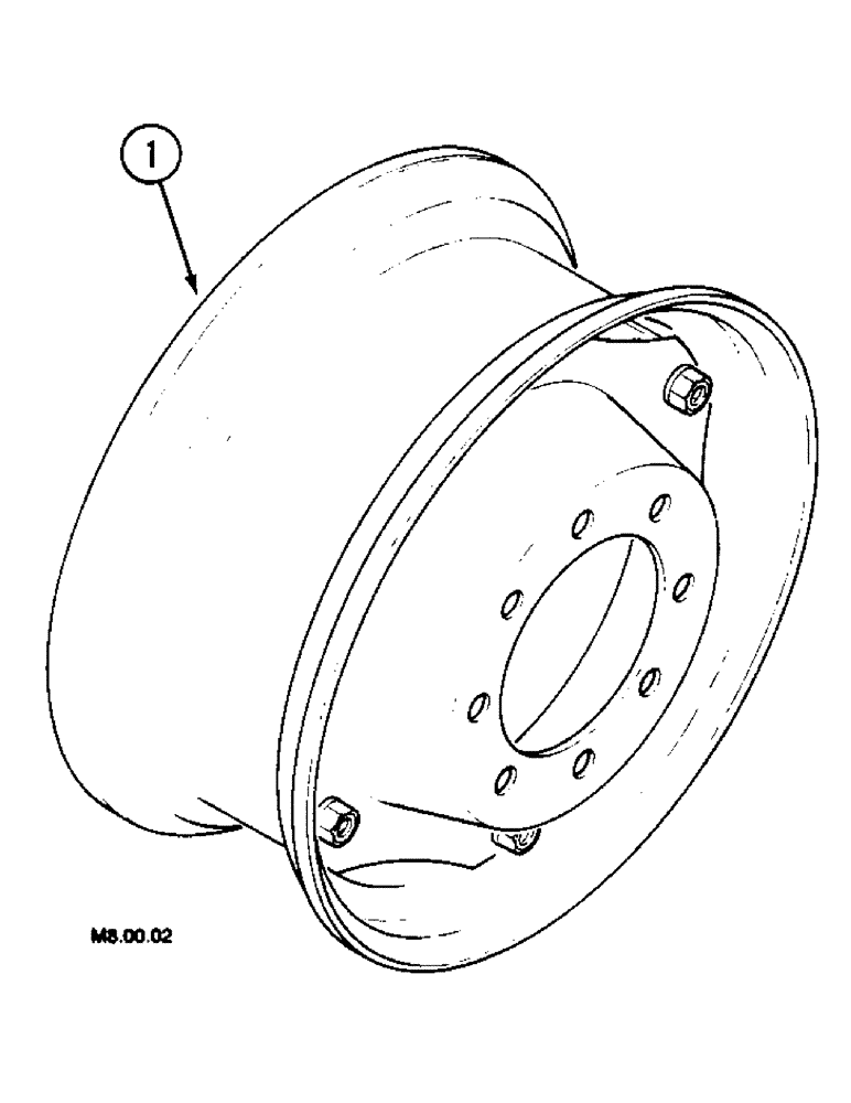 Схема запчастей Case IH 2140 - (5-44) - FRONT WHEELS, 2120 PIN -CGC6017, 2130 PIN -CGC9048, 2140 PIN -CGC12130, 2150 PIN -CGC15013 (05) - STEERING