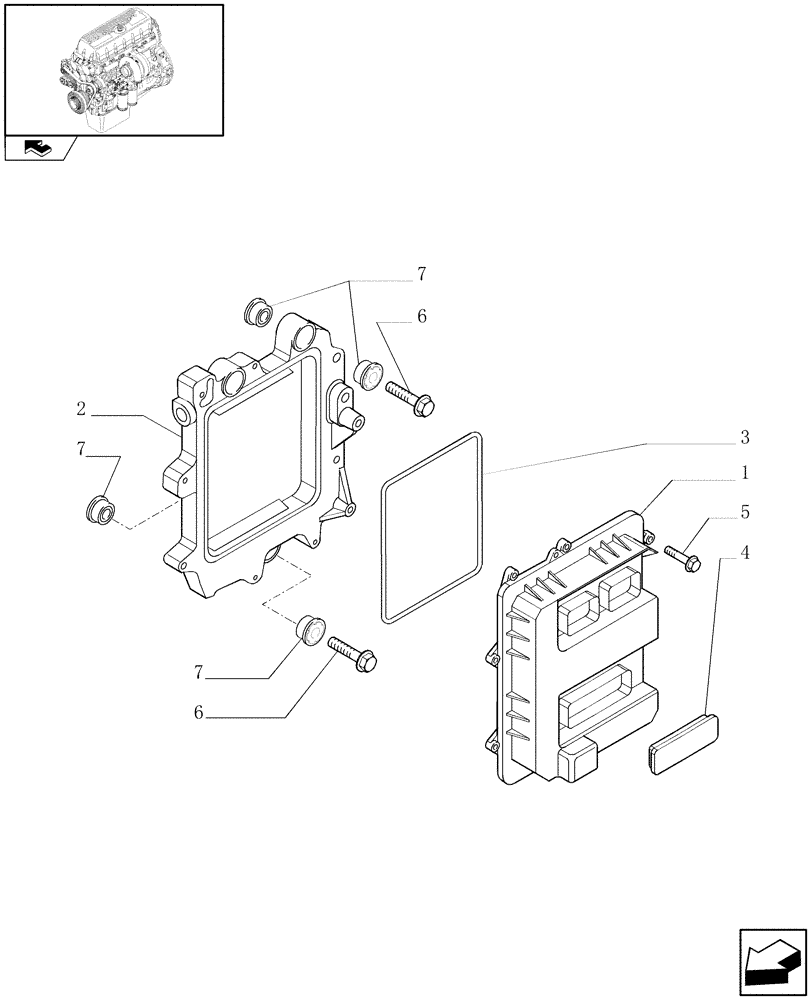 Схема запчастей Case IH F3AE0684P E909 - (0.17.0) - ELECTRONIC INJECTION (504188407) 