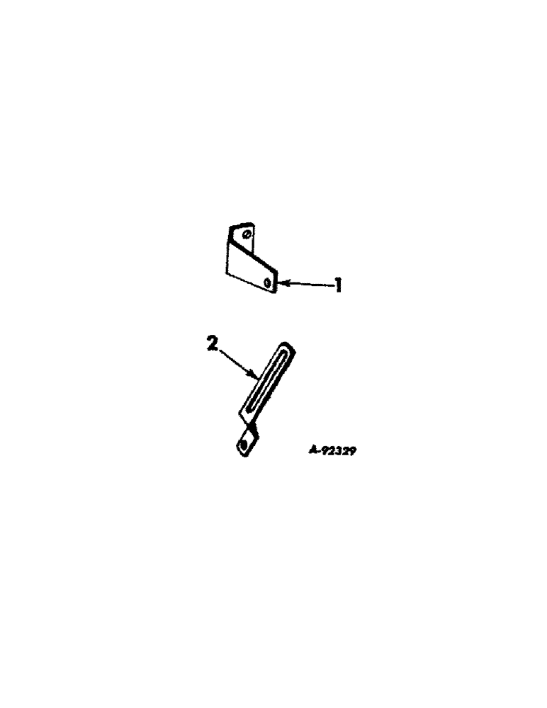 Схема запчастей Case IH D-188 - (C-14) - GENERATOR BRACKETS 